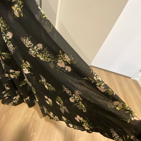 Bohemian midi dress, with bell sleeves - Picture 3 of 3